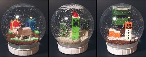 Let S Create Minecraft Snow Globe St Charles City County Library