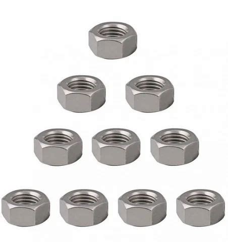 Hexagonal Stainless Steel Nut Diameter Mm Thickness Mm At Rs