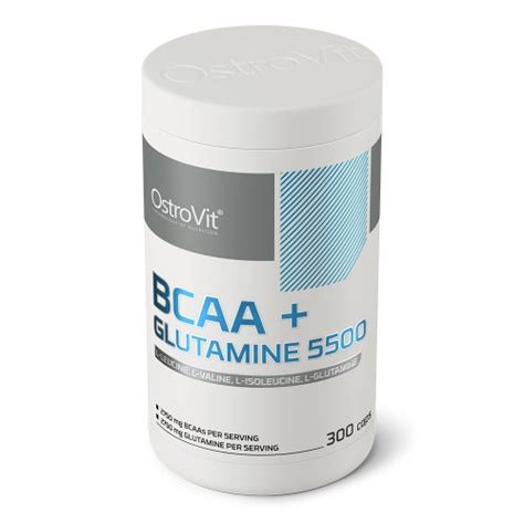 OstroVit BCAA Glutamine 5500 mg 300 капсул BCAA глютамін