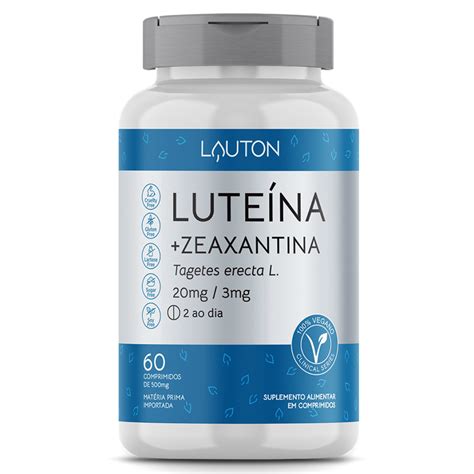 Lute Na Zeaxantina Comprimidos Lauton Nutrition Nutri Lar