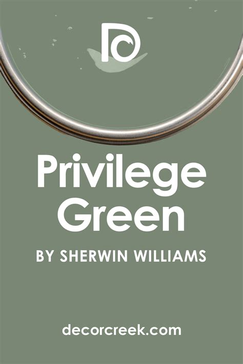 Privilege Green Sw 6193 Paint Color By Sherwin Williams