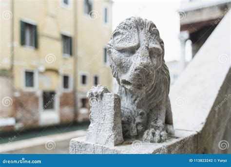 Small lion statue stock photo. Image of stone, venice - 113823242