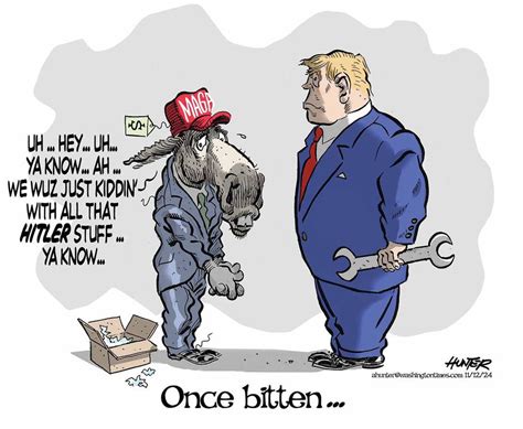 Political Cartoons - The best of Alexander Hunter - Once bitten ...