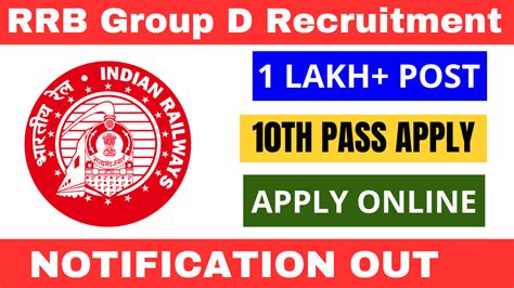 Rrb Group D Recruitment 2024 Exam Date Selection Process Apply Online