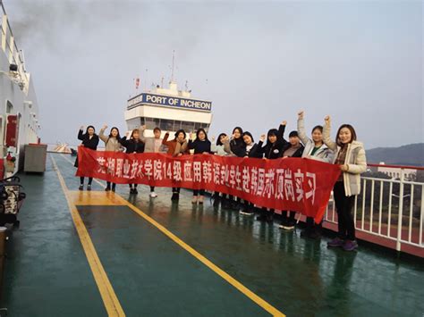 应用外语学院召开赴韩实习学生返校欢迎会 芜湖职业技术学院 国际教育管理学院