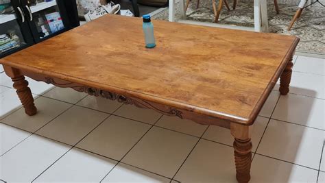 Japanese Table Meja Kopi Kayu Jati Coffe Table Furniture Home