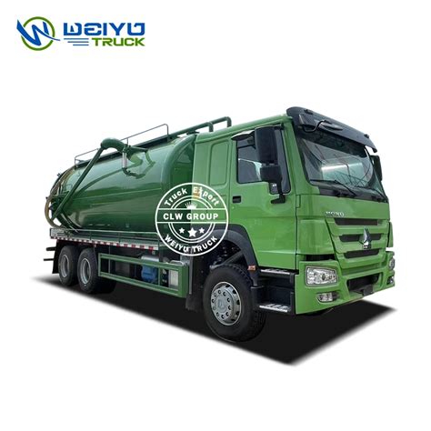 Sinotruk HOWO 20cbm Sewer Vacuum Truck Sewage Cleaning Truck Withi Moro