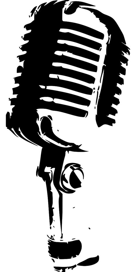 Microphone 118 Images Free SVG Image Icon SVG Silh