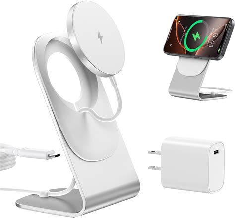 Amazon.com: Mag-Safe Charger Stand for iPhone 16 (with 20W Adapter, 5Ft Cable), Magnetic
