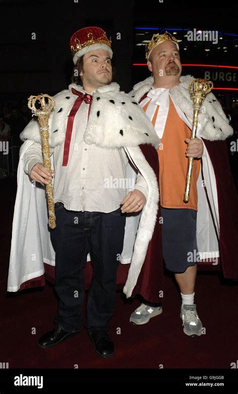 Jack Black Left And Kyle Gass Arrive For The World Premiere Of Tenacious D In The Pick Of