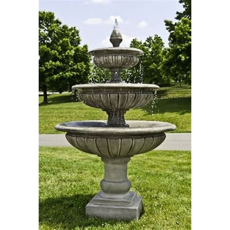 Three Tier Longvue Fountain Spill Version Luxury Fountains For Your