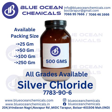 Silver Chloride Purity At Best Price In Mumbai Maharashtra From