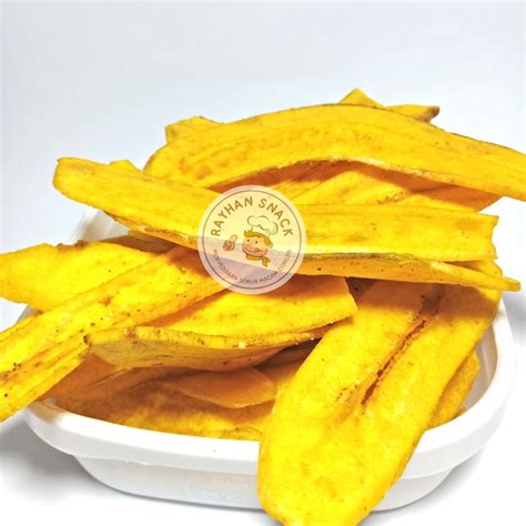 Jual Keripik Kripik Pisang Original Asin Pisang Nangka Asin Manis Gr