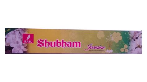 Bamboo And Charcoal Sail Shubham Jasmine Premium Incense Sticks For