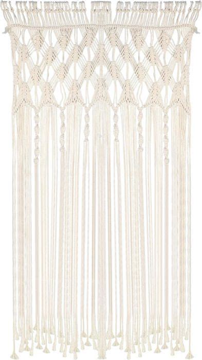 Tapisserie murale en macramé tissée Style bohème Rideau de porte