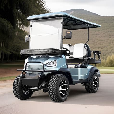 4 Seats Lithium Battery Powered Golf Buggy Carts Price Electric Vehicle