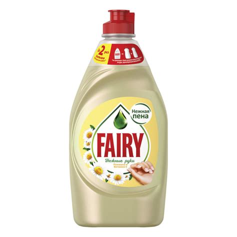 Средство для мытья посуды, 450 мл, FAIRY (Фейри) Ромашка и витамин Е ...