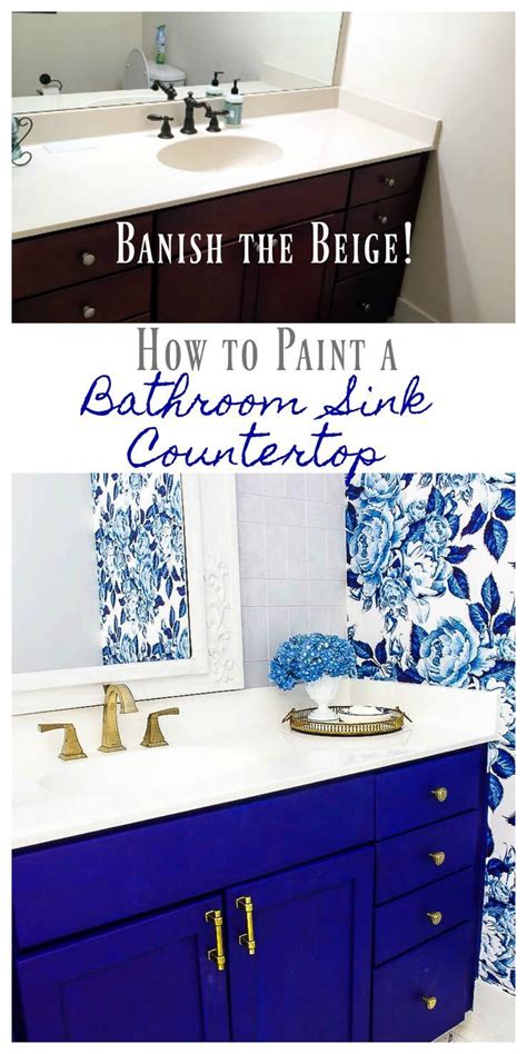 How To Paint Bathroom Countertop And Sink How To Guide Cheap Health