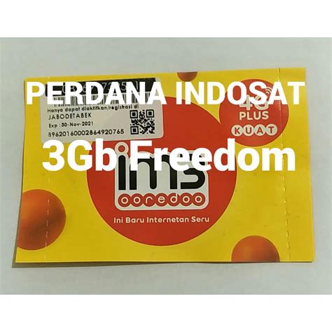 Jual Perdana Indosat Gb Shopee Indonesia