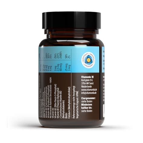 Liposomaler Aktiver B Komplex Kapseln Vitamunda