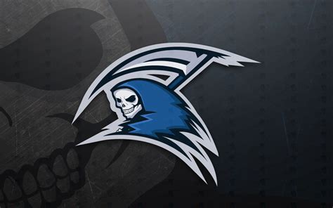 Reaper Mascot Logo | Grim Reaper eSports Logo For Sale - Lobotz LTD