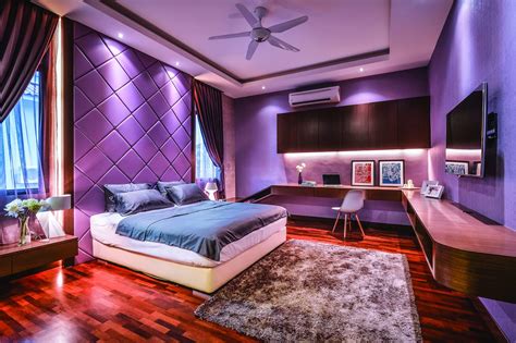 Enigmatic Bedrooms Decorated With Purple - CueThat