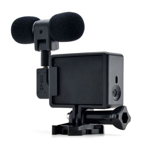 3,5 мм мини стерео микрофон для Gopro Hero 4 3 Аксессуары защитная ...