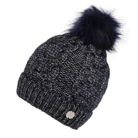 Women S Lovella Bobble Hat Iii Navy Regatta Row