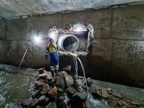 Obras do Túnel Extravasor em Petrópolis serão concluídas em março de