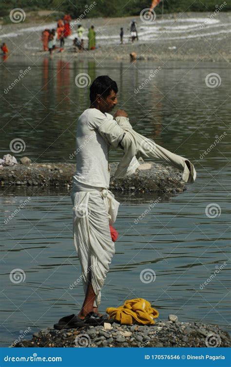 Man At Beneshwar Ghat India Editorial Photo Image Of Women Culture