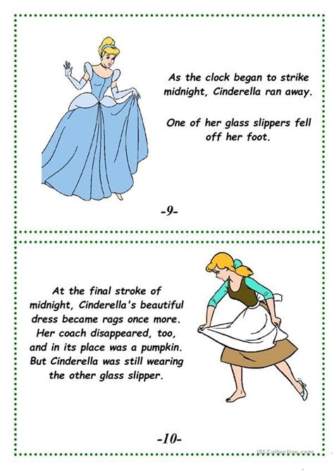 Cinderella A Fairy Tale English Esl Worksheets For Distance