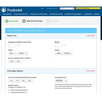 Prudential Term Life Insurance Quotes Online 09 | QuotesBae