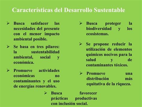 Desarrollo Sustentable Y Desarrollo Sostenible Ppt