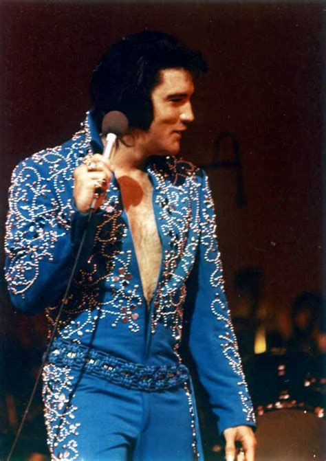 Elvis Macrame Belt Jumpsuit Era Concho Or Blue Swirl Chain Etsy