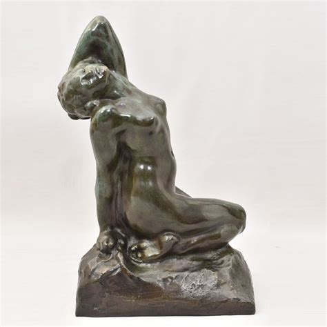 Proantic Antique Bronze Statues Naked Woman Amedeo Gennarelli 20th