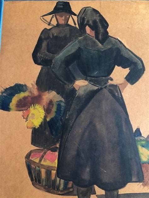 Georges Lucien Guyot 1885 1973 Femmes au marché Catawiki