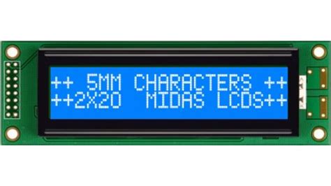 Midas Mc22005a6wk Bnmlw V2 Alphanumeric Lcd Alphanumeric Display 2