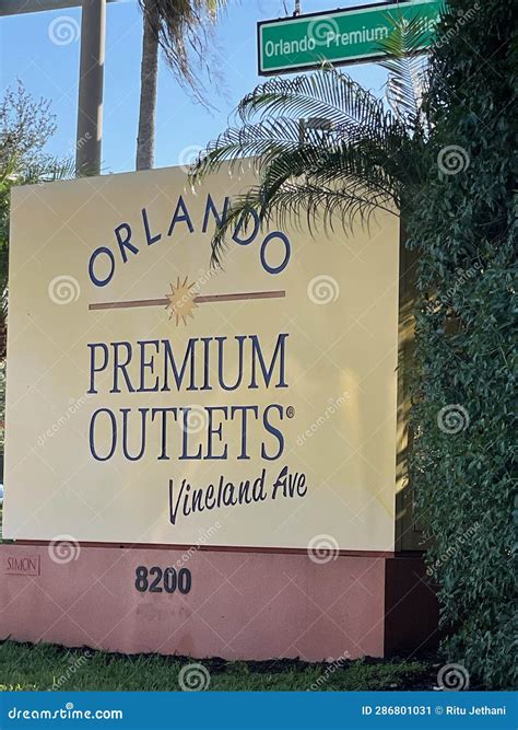 Orlando Vineland Premium Outlets in Florida Editorial Photo - Image of