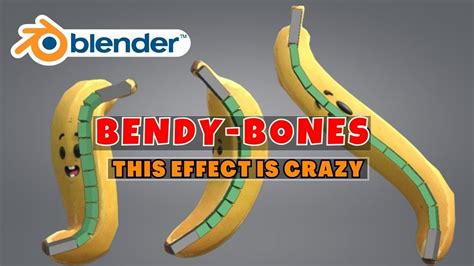 Blender Easy Bendy Bone Effects Rubber Like Rig In Blender YouTube