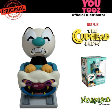 Sold Out Youtooz Cuphead Mugman Netflix Show Edition Vinyl Figure