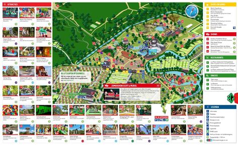 Plattegrond Attractiepark Duinrell