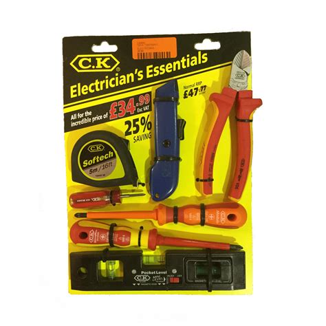 ceka tav electricians essentials tool set jones  clark