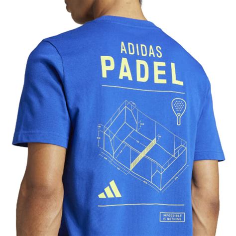 Camiseta Adidas Padel Graphic Logo Team Royale Azul