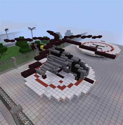 Attack Helicopter On Helipad Grabcraft Your Number One Source For