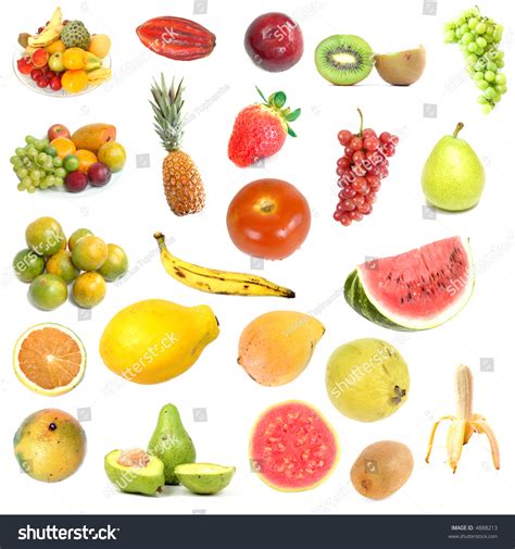 Collection Several Types Fruits 2 Stock Photo 4888213 - Shutterstock