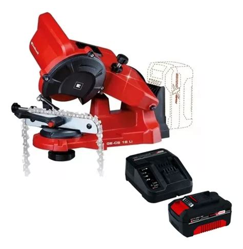 Afilador De Cadena Motosierra Einhell Ge Cs Bat Color Rojo