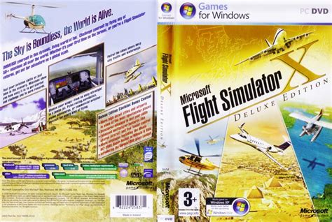 Flight Simulator X Deluxe Edition PC Game Covers Flight Simulator