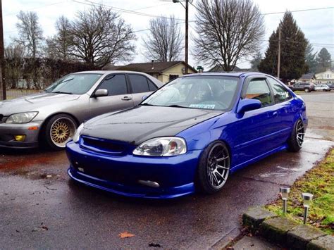 Blue Honda Civic Ek That Color Thoe Cars Pinterest Honda Civic Honda And Cars