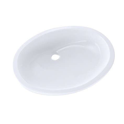 Toto Lt597g01 Dantesca Oval Undermount Bathroom Sink Cotton White