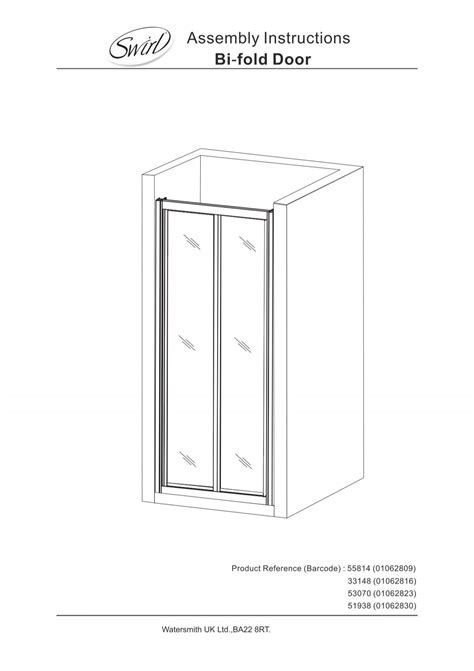Assembly Instructions Bi-fold Door - Free-Instruction-Manuals.com